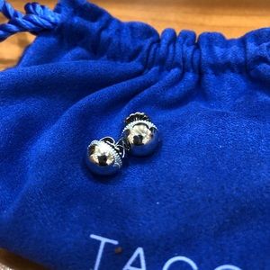 Tacori silver stud earrings.